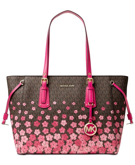 michael kors bags flowers|floral michael kors purse.